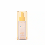 Luonkos Precious intimate oil pink bottle side view – 40ml natural intimate moisturizing oil