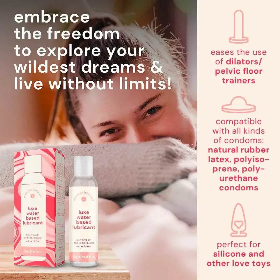 Water Based Lubricant - Bodyotics Intimate Lube for All Adventures | 4oz Water Based Lubricant - Bodyotics Intimate Lube for All Adventures | 4oz