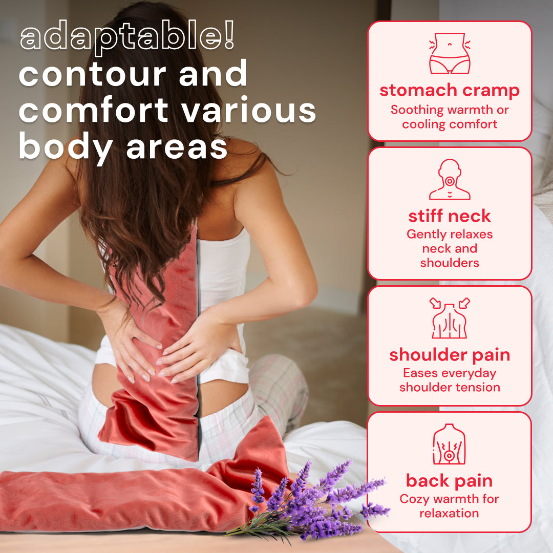 Heating pad for cramps by Bodyotics; versatile thermal pad for soothing comfort and pain relief.