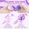 Bodyotics Comfydisc reusable menstrual discs in two sizes for light and heavy flows, eco-friendly and comfortable.