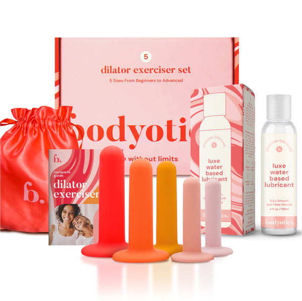 Water-Based Lubricant with Bodyotics Dilators Set