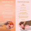 Bodyotics Reusable Menstrual Discs comparison chart with features and benefits.