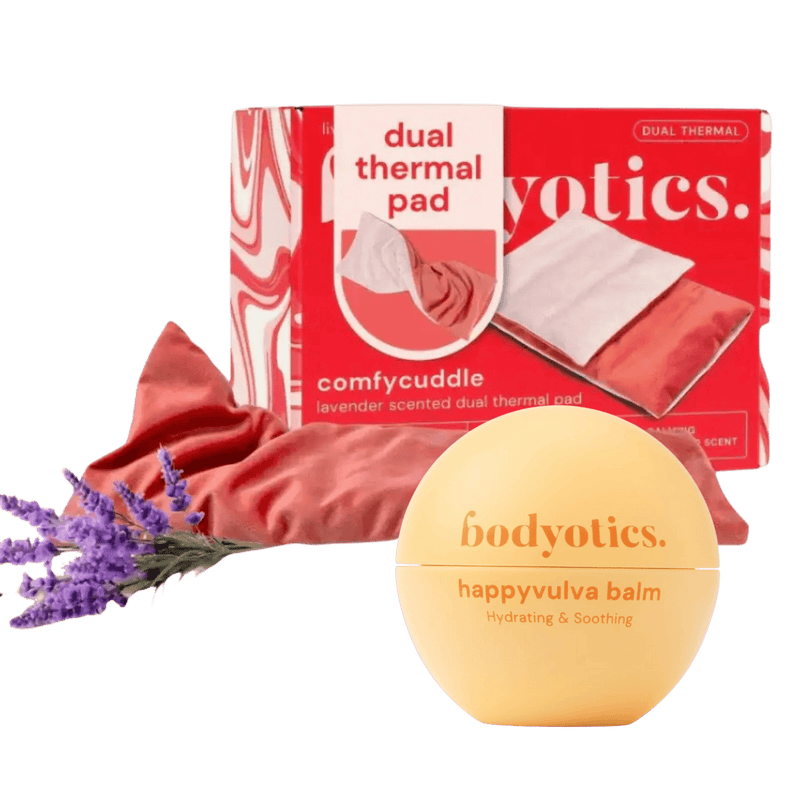 Comfort Duo – Gentle Self‑Care Set with Heating Pad & Soothing Vulva Balm