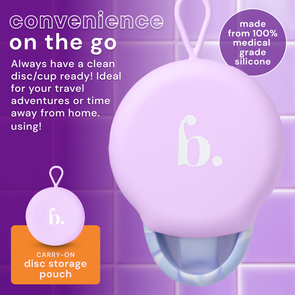 Menstrual Cup & Disc Set by Bodyotics, featuring reusable, comfortable, and sustainable solutions for personalized period care made from 100% medical-grade silicone.