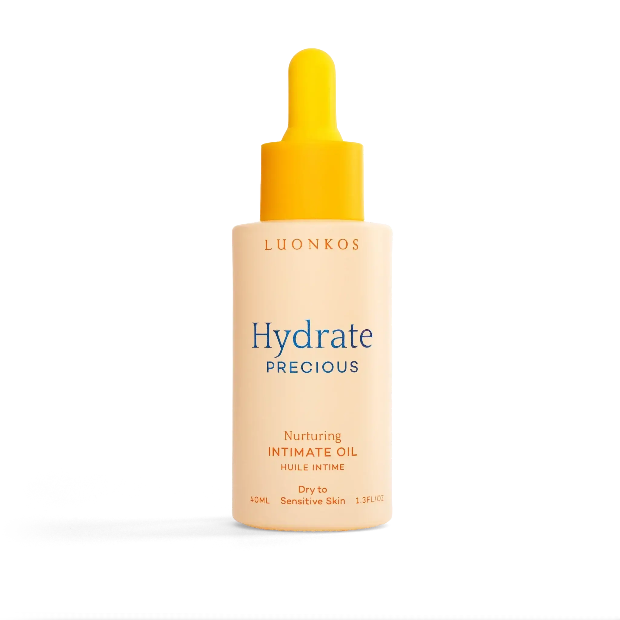 Luonkos Precious intimate oil 40ml bottle – natural plant-based intimate care oil for sensitive skin