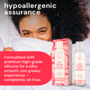 Bodyotics Silicone Based Lube - 4oz, premium hypoallergenic lubricant, silky smooth, non-greasy, stain-free, waterproof.
