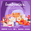 Bodyotics Comfyflow reusable menstrual cup and disc set for personalized period care.