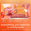 Bodyotics Comfycycle Reusable Period Disc & Care Kit with menstrual discs, cup, sterilizer case, thermal pad, and lavender lotion for sustainable period care.